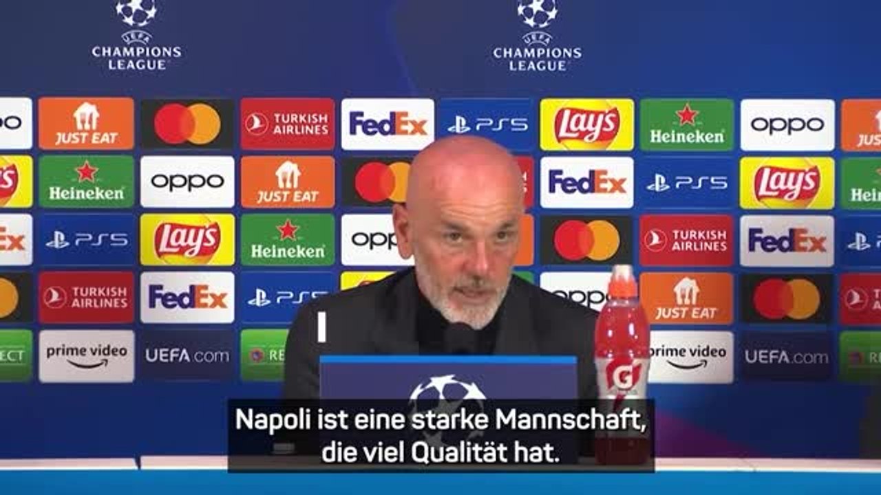 Pioli: 'Erwarte ein schwieriges Rückspiel'