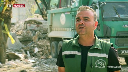 Enkazdan çıkarılan DSİ personeli Aktaş çalışmalara katıldı