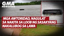 Mga awtoridad, nagulat sa nakita sa loob ng sasakyang nakalubog sa lawa | GMA News Feed