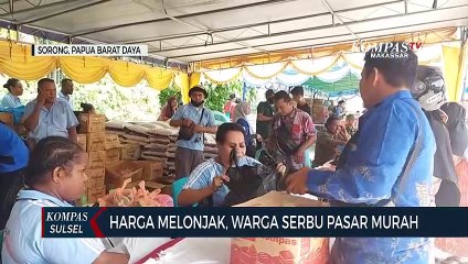 Harga Melonjak, Warga Serbu Pasar Murah