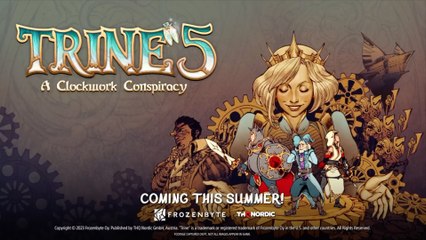 Trine 5 A Clockwork Conspiracy - Announcement Trailer PS