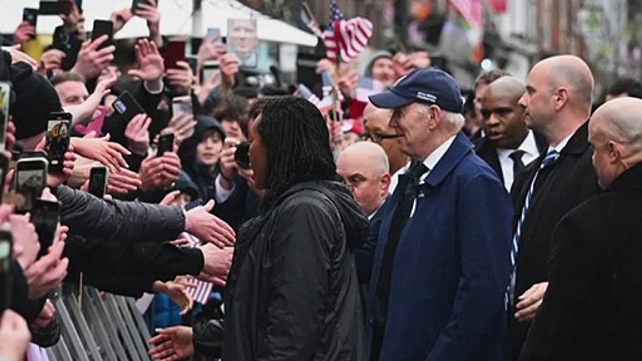 Biden wandelt in Irland auf den Spuren seiner Vorfahren