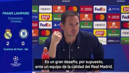 REAL MADRID VS CHELSEA | Rueda de prensa de FRANK LAMPARD
