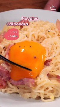 Nouilles façon carbonara