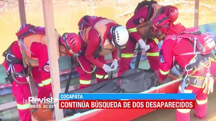 Cuarto día de búsqueda de dos desaparecidos: Piden ayuda para que personas se desplace por agua