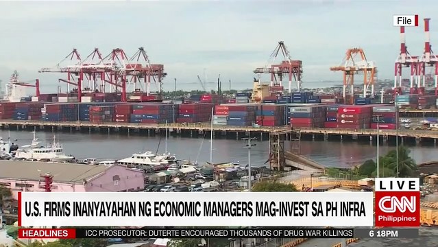 U.S. firms inanyayahan ng economic managers mag-invest sa PH infra | News Night