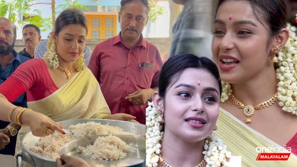 Mokksha: ഭഗവതി ആയി വന്നു എല്ലാവർക്കും ചോറ് വിളമ്പി കൊടുത്ത് മോക്ഷ