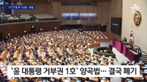 ‘양곡관리법 개정안’ 다시 표결 후 결국 폐기