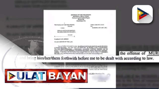 Muntinlupa RTC, naglabas ng warrant of arrest laban kay dating BuCor Chief Bantag, dating BuCor Security Officer Zulueta