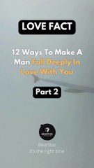 12 Ways To Make A Man Fall Deeply In Love With You!…Pt. 2 #shorts #psychologyfacts #subscribe