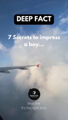 7 Secrets to impress a boy... BOYS FACT. #shorts