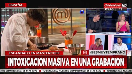 Intoxicación masiva en MasterChef