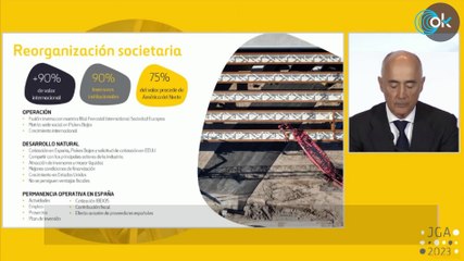 Del Pino «Ferrovial no se va de España, seguirá siendo nuestro país y no vamos a renunciar a ello»