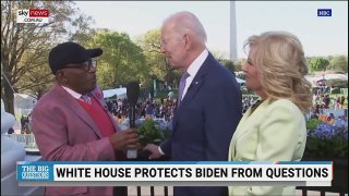 Joe Biden typically delivers 'incoherent mumbling' when quizzed by reporters