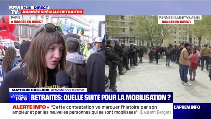 Retraites: pour Mathilde, membre du collectif Alternatiba, danser permet de "se reconnecter avec la lutte"