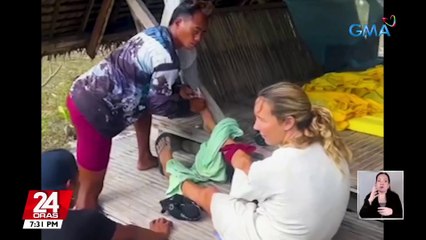 Turista, isinugod sa ospital matapos umanong ma-sting ng scorpion sa Palawan | 24 Oras