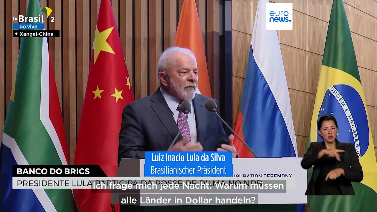 'Warum der Dollar?' Brasilien, Lula und Rousseff krempeln BRICS-Bank um