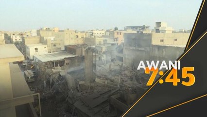 Empat anggota bomba maut kilang pakaian terbakar, runtuh