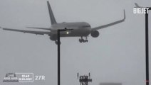 Storm Noa: United Airlines flight forced to abort landing as strong winds rock plane