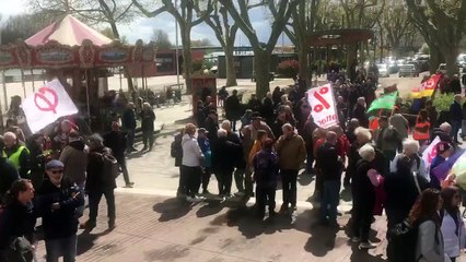 MACON - Réforme des retraites : Au départ de la manifestation du 13 avril