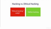 23. Hacking vs. Ethical Hacking