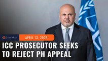 ICC prosecutor seeks rejection of PH appeal vs probe into drug war killings