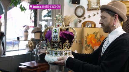 Fit for a king: UK designer creates magnificent crown made from Scrabble tiles