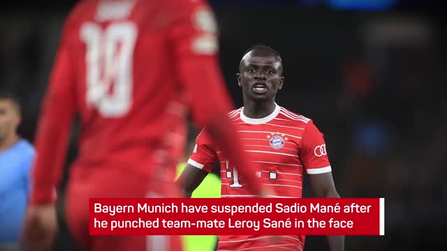 Breaking News - Bayern suspend Mane