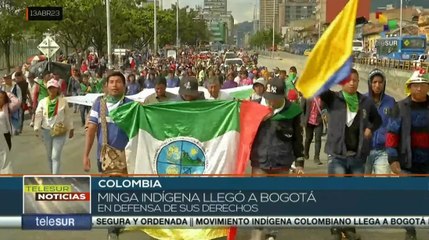 Download Video: Minga indígena demanda sus derechos en Bogotá