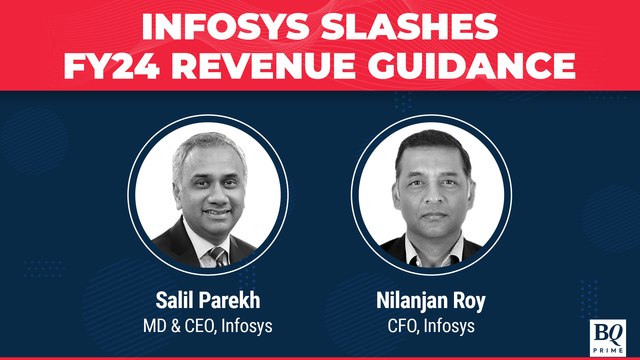 Infosys Slashes FY24 Revenue Guidance To 4-7%