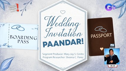 Wedding invitation na tila notice of disconnection sa kuryente, kinaaliwan online! | Dapat Alam Mo!