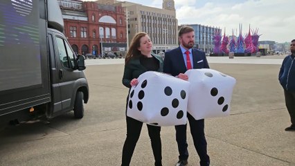 Labour local election launch in Blackpool