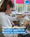 Originaire de Sarreguemines, Rosa participe au concours des meilleurs apprentis de la Moselle