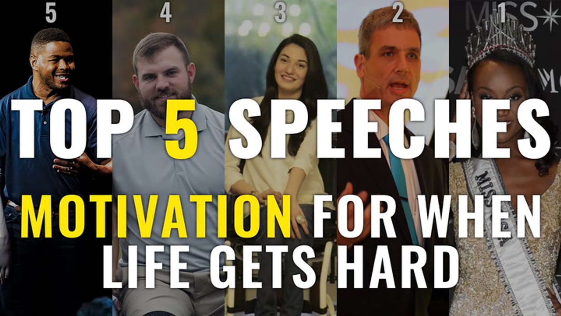 ⁣Top 5 LEGENDARY Speeches | Motivation For When Life Gets Hard | Goalcast