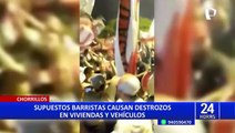 Terror en Chorrillos: presuntos barristas se enfrentan a balazos en la vía pública