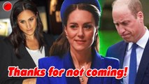 Kate Middleton is happy that Meghan is not coming, but worried that William may clash with Harry