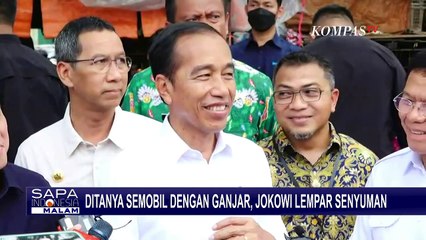 Begini Ekspresi Jokowi saat Ditanya soal Semobil dengan Ganjar!