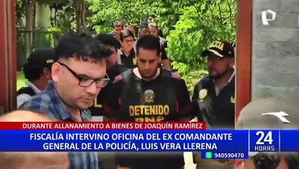 Caso Joaquín Ramírez: uno de los inmuebles incautados era despacho de excomandante de la PNP