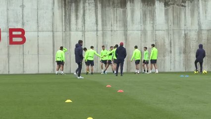 El Athletic continúa preparando el derbi de este sábado contra la Real Sociedad