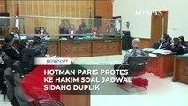 Kala Hotman Paris Protes ke Majelis Hakim Soal Jadwal Sidang Duplik