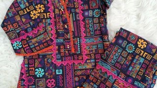 2 piece printed lawn dress designing for Eid+summer 2023 | Trending ideas for 2023 | girls Corner
