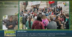 Estudiantes de Uruguay rechazan prácticas arbitrarias del gobierno