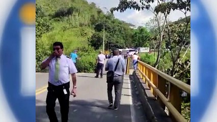 Colapso del puente en el Río la VIeja