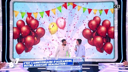 Cadeau ou rassrah pour l'anniversaire d'un des membres de l'équipe de TPMP ?