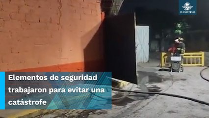 Por megafuga en toma clandestina de combustible, evacúan a mil 400 personas en Tlalnepantla