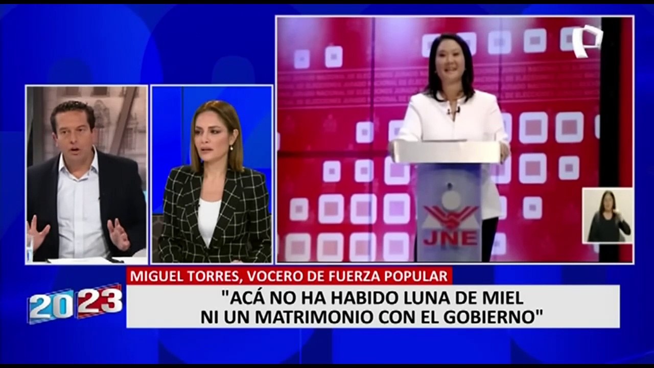 Miguel Torres: "Todo lo que Keiko Fujimori y Fuerza Popular han sufrido no es gratis"