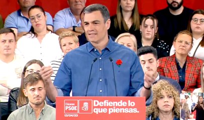 Pedro Sánchez en Cáceres