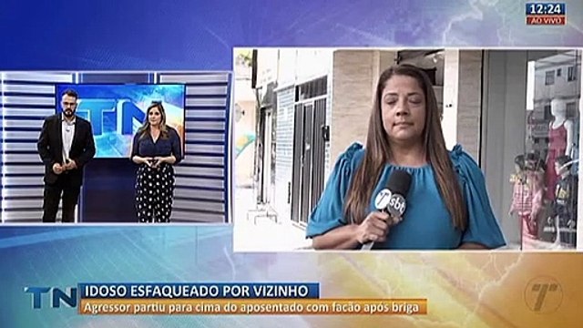 Idoso é esfaqueado por vizinho em Vitória