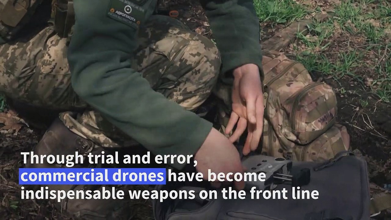 Ukraine's formidable drone operators on the eastern front