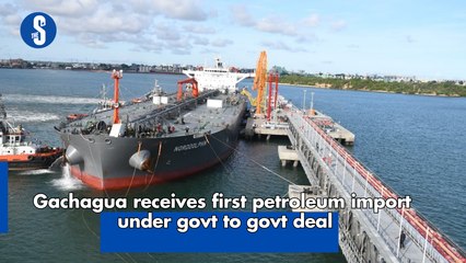Gachagua receives first petroleum import under govt to govt deal
